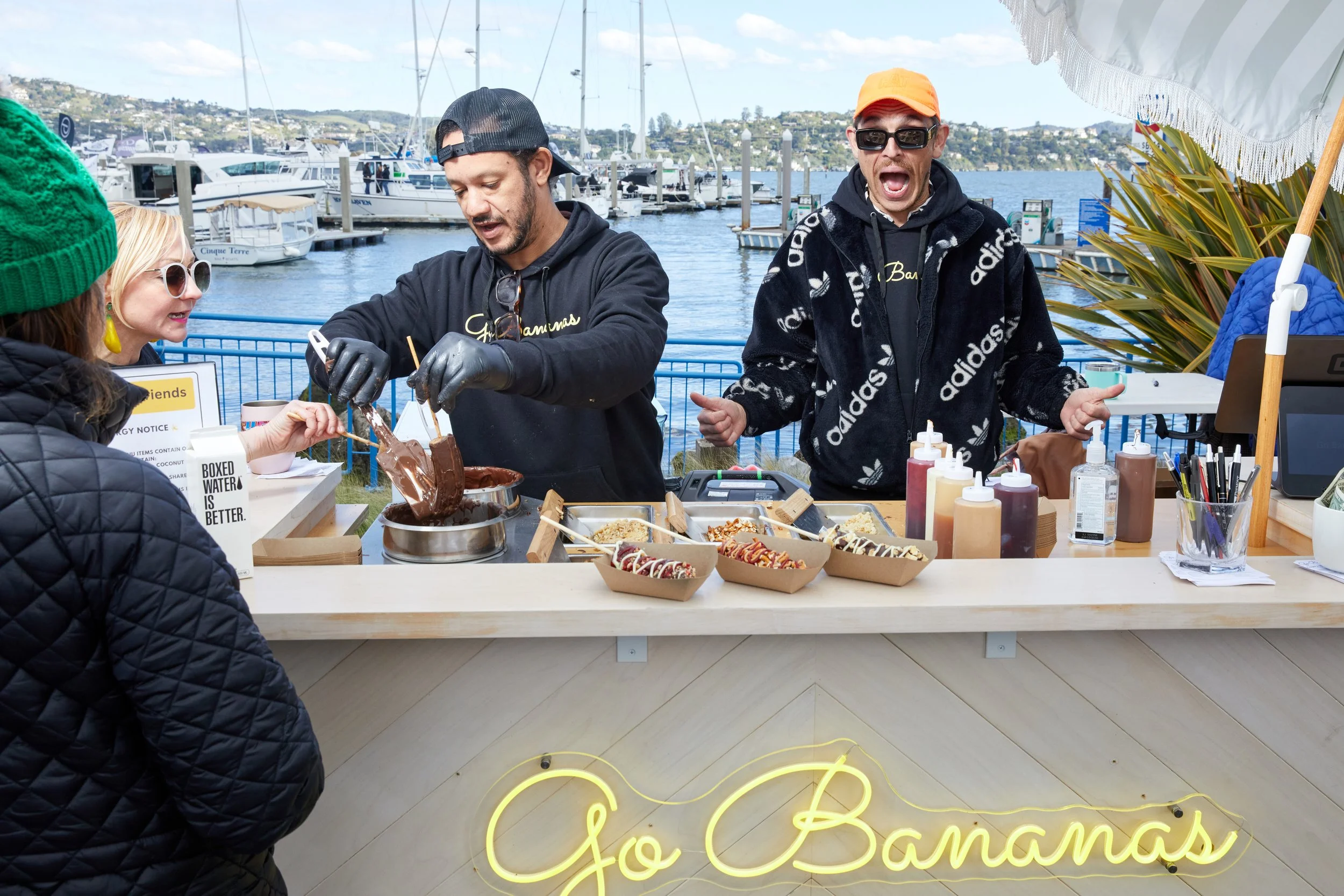 Go Bananas cart at an event